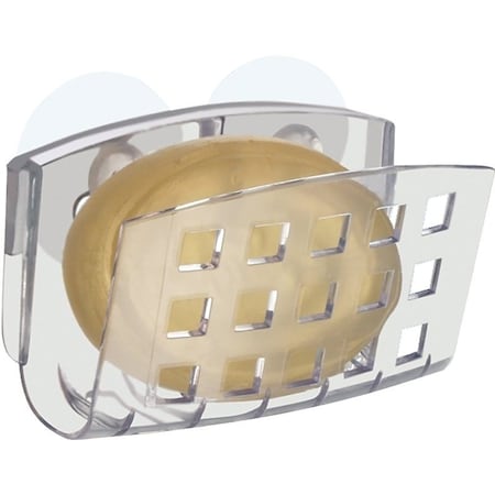 Idesign Suction Soap Cradle, Plastic, Clear 24200