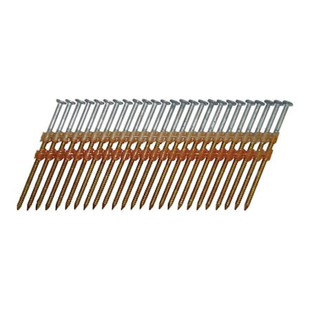 Vortex 21 deg 21 Gauge Ring Shank Angled Strip Framing Nails, 2 in. x 0.11 in. Dia., 1000PK VO1491984