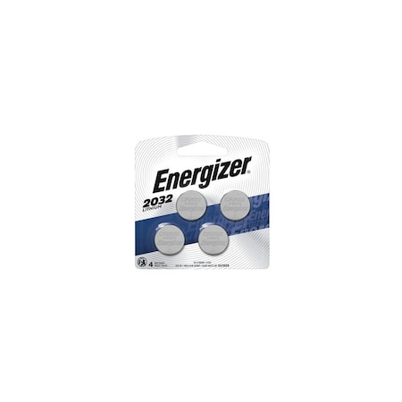 Energizer 3V Lithium Coin Batteries, 2032, 4PK 2032BP-4