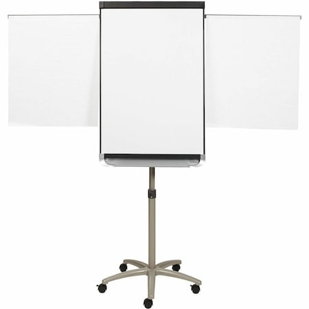 Quartet Dry Erase Board, Steel, 38 1/4 in, 27 in, Aluminum Frame, White, Gloss ECM32P2A