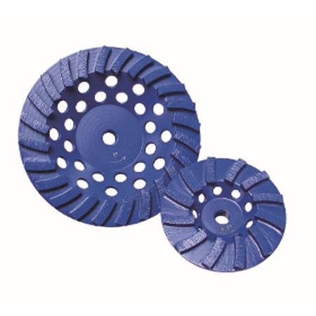 Diamond Star Blue Turbo Cup Wheel 12 Seg 7" X 5/8"-11 90193