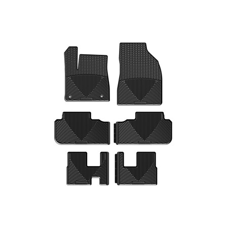 Weathertech Black, Front, Rear, and Rear All Weather Floor Mats W333-W334-W335