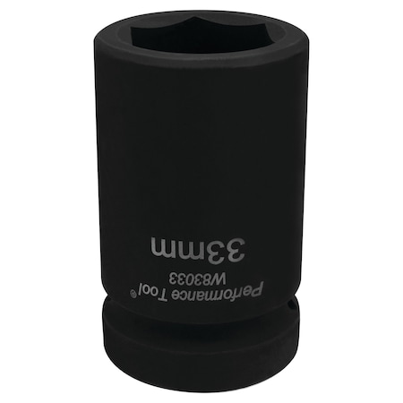 Performance Tool 33 mm x 1 in. Drive Budd Wheel Socket WLMW83033
