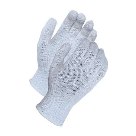 Prime Safety Bleach White String Knit Gloves, Size Small, PR SK6507/S