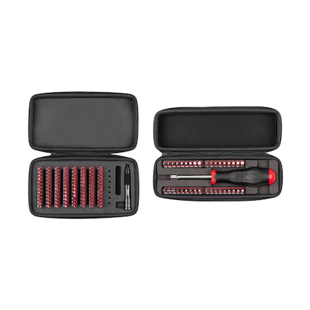 Tekton 4 mm and 1/4 Inch Bit Driver and Bit Set with Cases, 134-Piece DRV99004