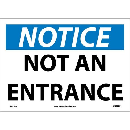 Nmc Notice Not An Entrance Sign, N323PB N323PB