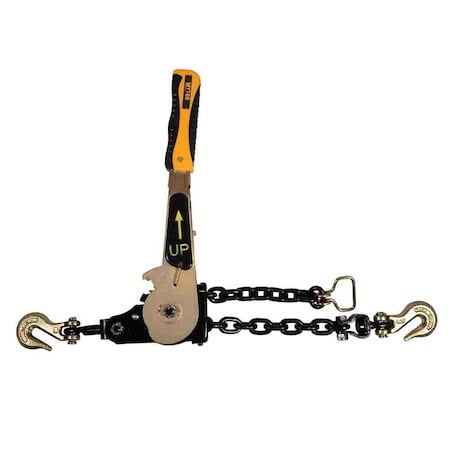 Mytee Products 3/8in - 1/2in Easy Ratchet Chain Binder w/ Swivel Grab Hook CB-AEZ38