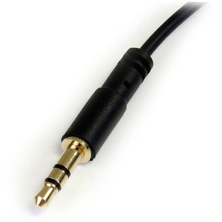 Startech.Com 3.5MM TO RIGHT ANGLE STEREO AUDIO CABLE MU1MMSRA