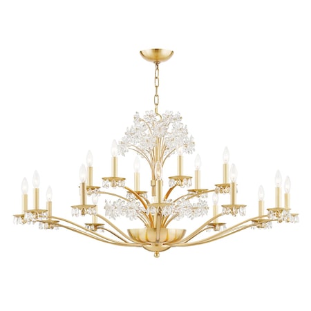 Hudson Valley Lighting Beaumont 20 Light Chandelier 48 In. Aged Brass 4452-AGB