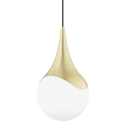 Mitzi Ariana 1 Light Pendant 5.25 In. Aged Brass H375701L-AGB