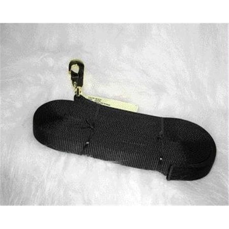 Hamilton Halter Co - Lunge Line With Swivel Single Thick- Black 26 Feet - 23D BK 342009