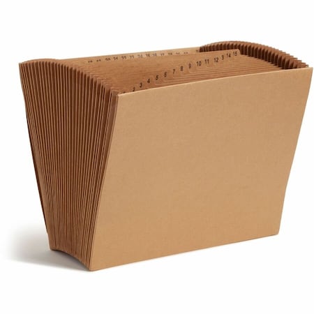 Smead 1-31 Indexed Accordion Expanding Files, 31 Pockets, Kraft, Letter, Brown 70168