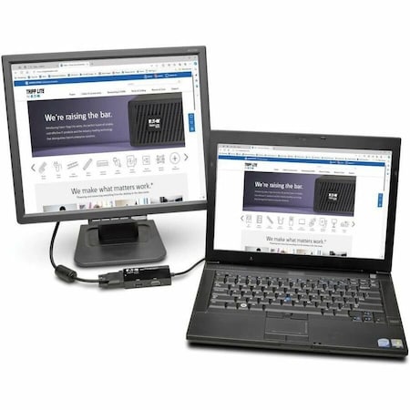 Tripp Lite 6IN MINI DISPLAYPORT TO VGA / DVI / HDMI ADAPTER CONVERTER 4KX 2K 6INCH P137-06N-HDV-4K