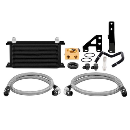 Hard Top Thermostatic Oil Cooler Kit for 2015 Subaru WRX - Black HA3893969