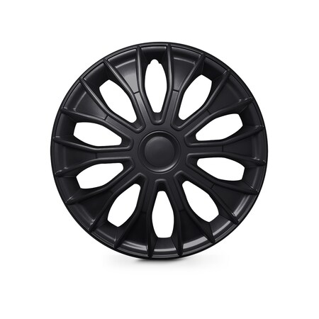 Altertrim 15 in Univ Hubcaps, Snap-On, (Blk Matte), 4PK CHB-5086-BP-15