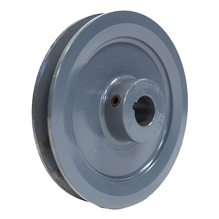 Zoro Select V-Belt Pulley, Cast Iron, Fixed AK49X1/2
