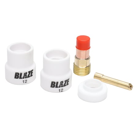 Tig Star BLAZE CHAMPAGNE STYLE CUP, ALUMINA WHITE, WP-17/18/26, NO 12 TSCSCAW-171826-12