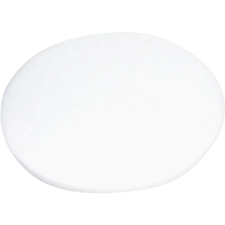 North American Paper 422214 Polishing Pad, White 970441