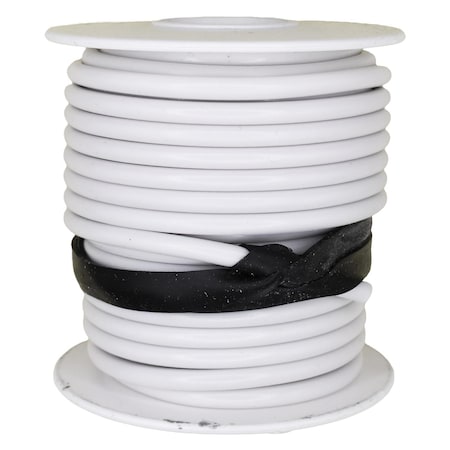 Auveco Plastic Primary Wire White 25 Feet 14 Gauge 12420