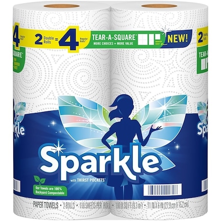Sparkle 21922 Paper Towel, 11 in L, 612 in W 22272