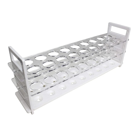 United Scientific Test Tube Rack, PC, 18 Places For 25 mm Tubes 77809