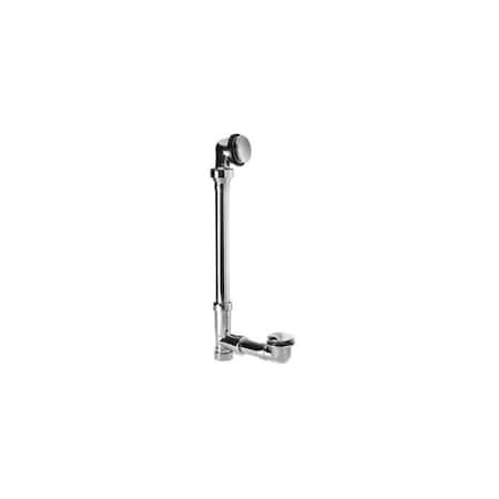 Mountain Plumbing Clawfoot Bath Waste and Overflow EZ-Click Trim Kit, Brass, in Satin Gold BDSCFT22/SG