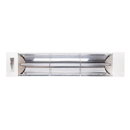 Eurofase 304 SS 39in Single Element 2500W 208V Heater, White, Standard Decor Plate EF25208W