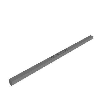 Emser Tile Empervious Series Shower Curb, Waterproof, Fiberglass/XPS Foam, Cement-Coated ZGBC312360