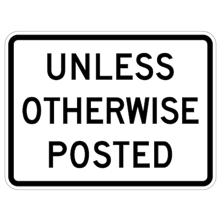 Sign Solutions Usa Traffic Sign, 24 in Width, Aluminum Sign, Horizontal Rectangle DUS10DWT2418R2-5P