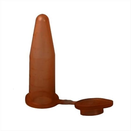Bio Plas 1.5 ml G - Tube Flat Top Microcentrifuge Tube - 500 pk - Amber, 500PK 4038