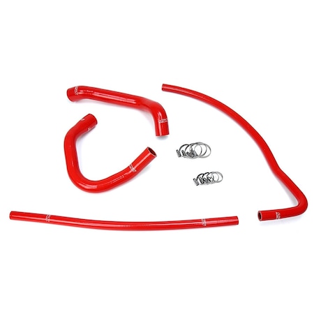 Hps Performance High Temp Reinforced Silicone Radiator and Heater Coolant Hose Kit, Red, 57-1690-RED