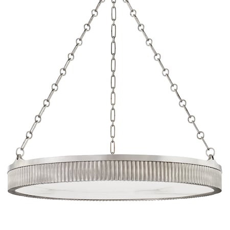 Hudson Valley Lighting Lynden 8 Light Chandelier 30 In. Antique Nickel 532-AN