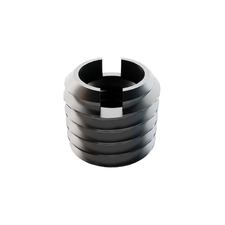 Zoro Select Standard Wall Self Locking Thread Insert, M5-0.80 Int Thrd Sz, 316 Stainless Steel 416-5