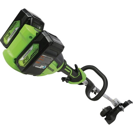 Greenworks 24V, 2 x 24V 8'' Brushless Edger with, 2 4.0 Ah Batteries &Charger 2701202