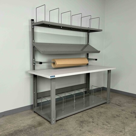Stackbin Packing Work Bench, 72" W, 1000 lb. 4-6XPACK-4E-GN