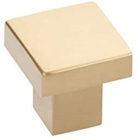 Patioplus 1.25 in. Hunter Cabinet Knob, Satin Brass PA3232757