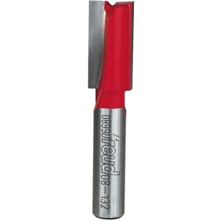 Freud Double Flute Straight Bit with 3/8" Shan 08-132