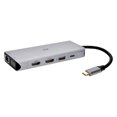 Monoprice 12-in-1 Dual-HDMI + VGA MST Dock 44466