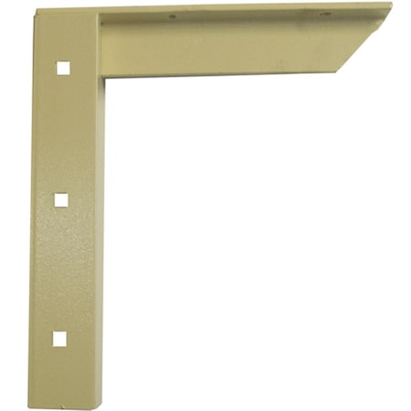 Hd Concealed Shelf Support Bracket 9 in Almond AMC9 A