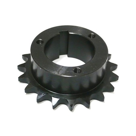 Tsubaki Double Strand Roller chain Sprocket, 11.106 in OD, #50 chain, 54 T, Carbon Steel D50Q54