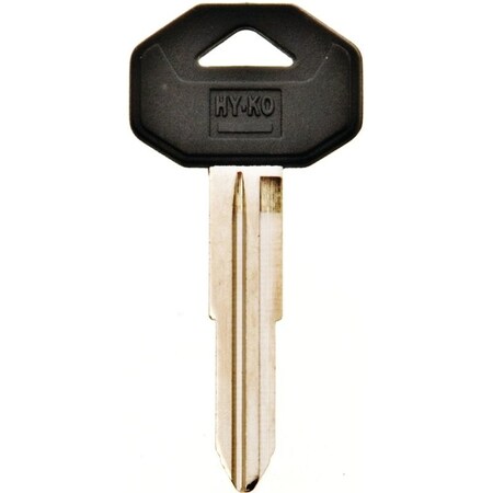 Hy-Ko Automotive Key Blank, BrassPlastic, Nickel, For Mitsubishi Vehicle Locks 12005MIT1
