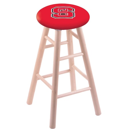 Holland Bar Stool Co Maple Counter Stool, Natural Finish, North Carolina State Seat RC24MSNat