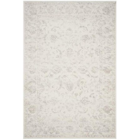 Safavieh 4 x 6 ft. Carnegie Power Loomed Small Rectangle Area RugCream & Light Grey CNG631C-4