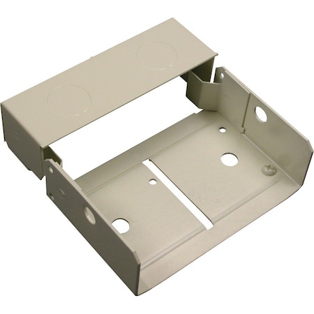 Wiremold Inverted Internl Elbow Fitting, Gry, Steel G4017N