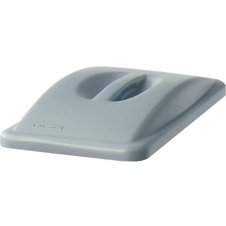Rubbermaid Commercial Rubbermaid Solid Lid With Handle, FG268888LGRAY
