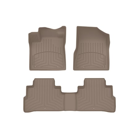 Weathertech Tan, Front and Rear FloorLiner HP 4513881-4515242IM