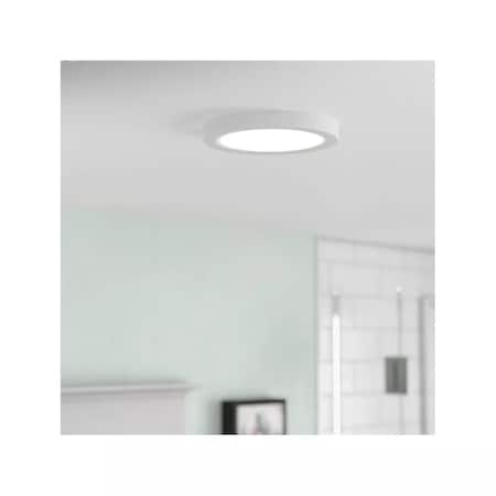 Leeki 16 inch 36W LED Panel Wall Ceiling Down Light, Round, Cool White 5000K, Dimmable, White LKI-1024