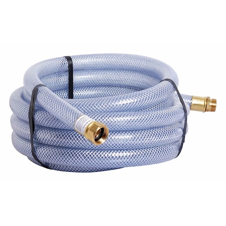 Underhill 1 in ID x 25 ft L Water Hose, Pliovic Tube, Clear H10-025C