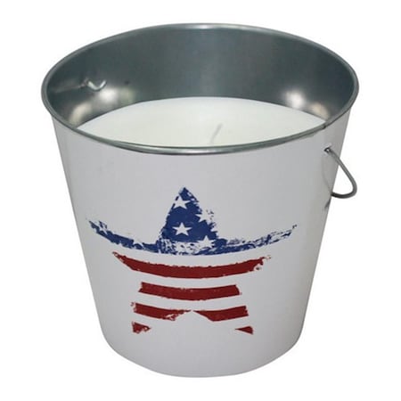 Patio Essentials 21092US 18 oz USA Flag Design Mosquito Repellent Bucket, 6PK 7437551