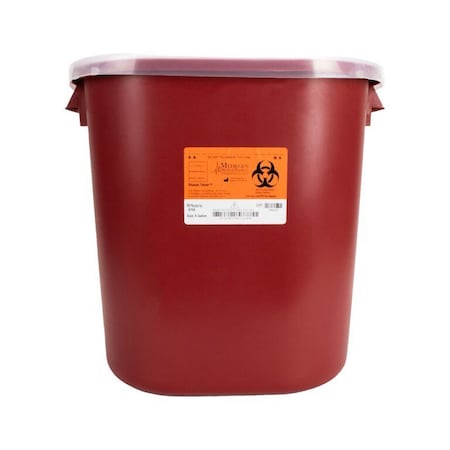 Medegen Medical 8 Gallon Sharps Container, Red, 10PK 8705CS